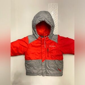 Columbia Kids Red and Gray Puffer Jacket